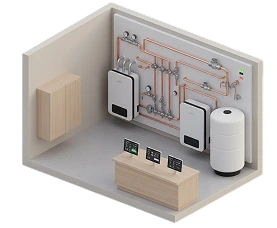 Монтаж отопления частных домов